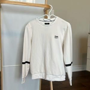 FILA X 3.1 Philip LIM white line hoodie